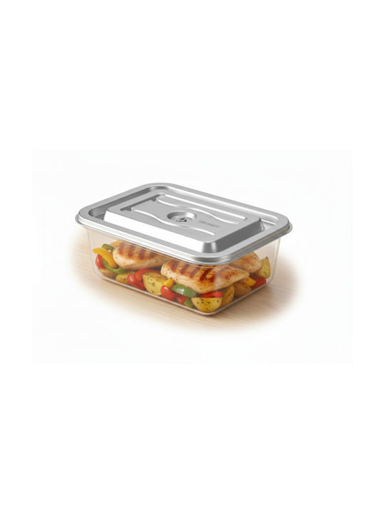 Colorato Glass Lunch Box Silver 6.5lt