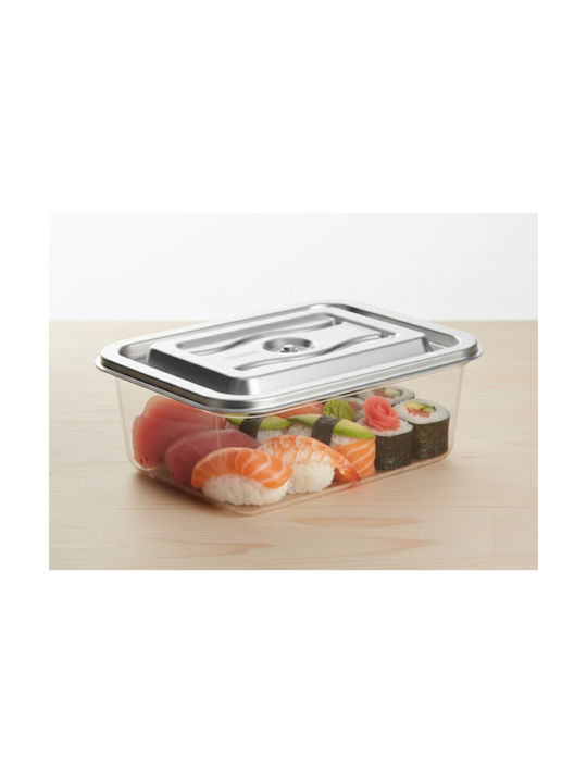 Colorato Glass Lunch Box Silver 4.8lt