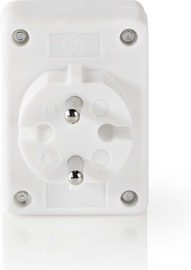 Nedis Mutlusan T-förmiger Wandstecker 3 Steckdosen