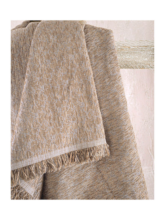 Rythmos Stefan Ριχτάρι Πολυθρόνας Chenille 160x180εκ. Καφέ 117-171-2735
