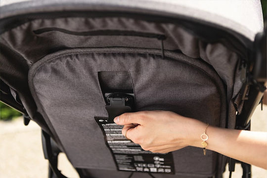 Kidnort Cărucior Copii Potrivit Pentru Nou-Născuți Gri 9.35kg