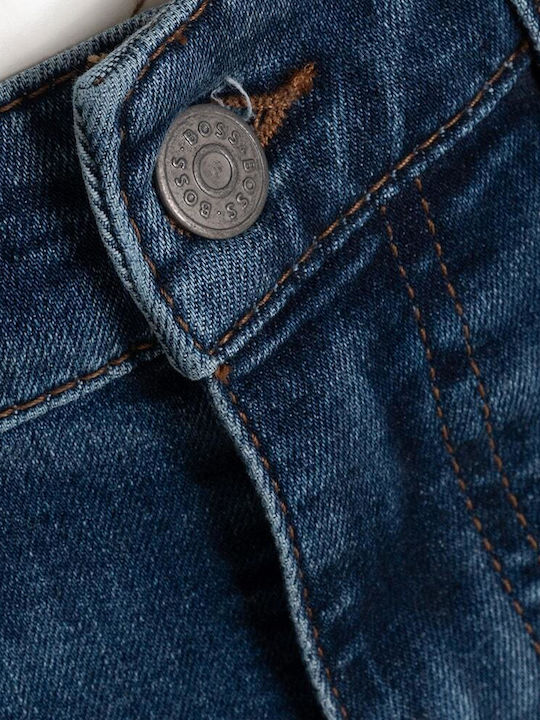 Delaware Men's Jeans Pants Elastic with Slim Fit Medium Aged Denim