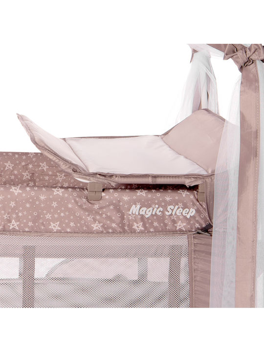 Lorreli Playpen 2 Levels With Changing Table & Mattress Blue