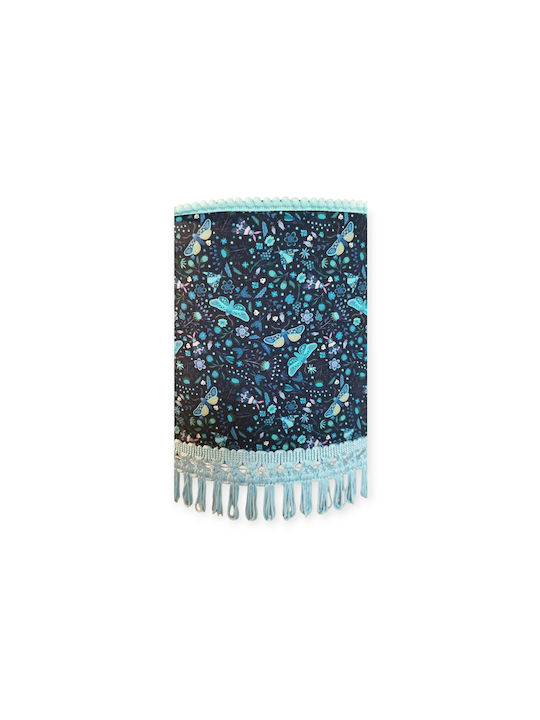 Oxygen Single-Light Kids Ceiling Light Pendant with E27 Socket Light Blue 35x20cm