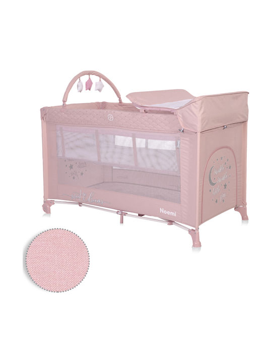 Lorreli Playpen 2 Levels With Changing Table & Mattress Green