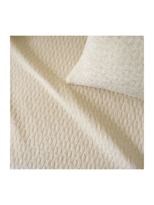 Gofis Home Ondine Ριχτάρι Διθέσιου Καναπέ Ζακάρ 184x250εκ. Ecru 184/05 2007184205007