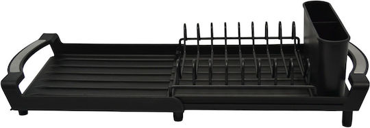 Ankor Geschirrabtropfer & Abtropfgitter Kunststoff Schwarz 49.2x19.6x12.5cm