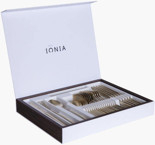 Ionia Set De Tacâmuri Aurii 30 Bucăți