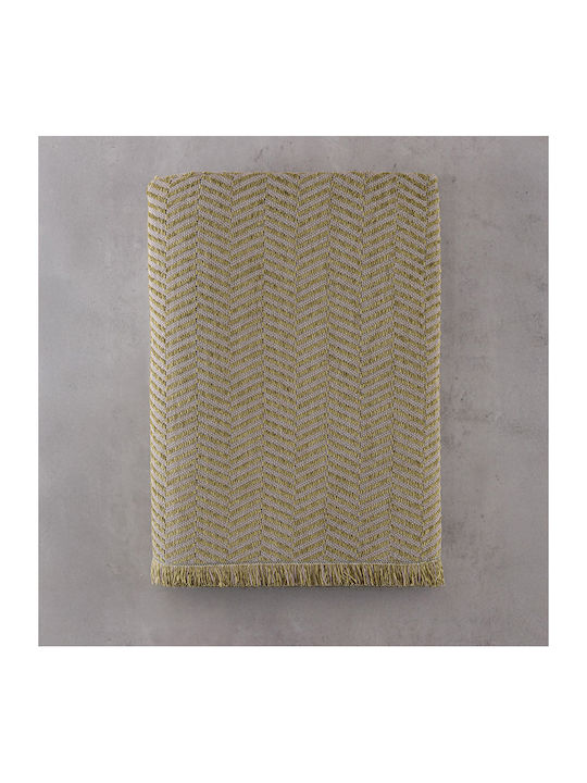 Rythmos Yard Cuverturi Pentru Canapea 3 Locuri Șenilă 180x280 cm Verde