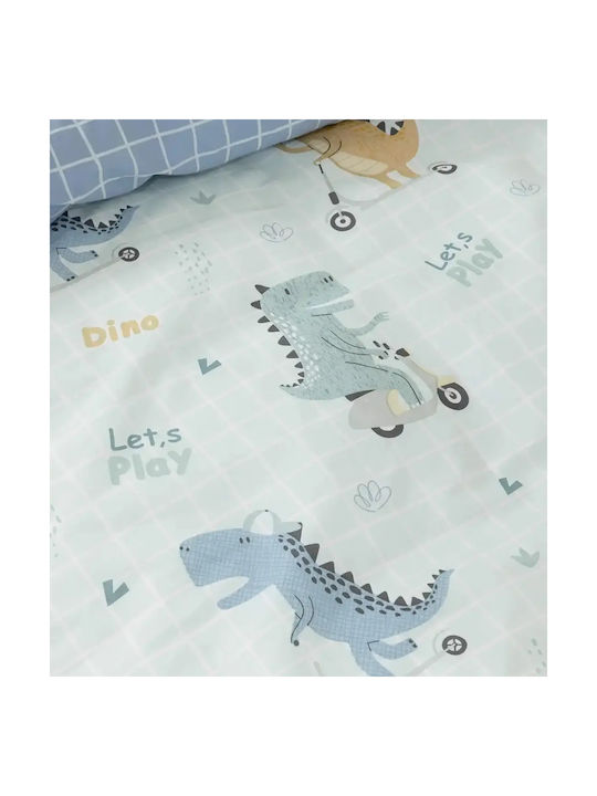 Nima Kinderbettlaken Set Mit Gummizug Hellblau 170x255cm