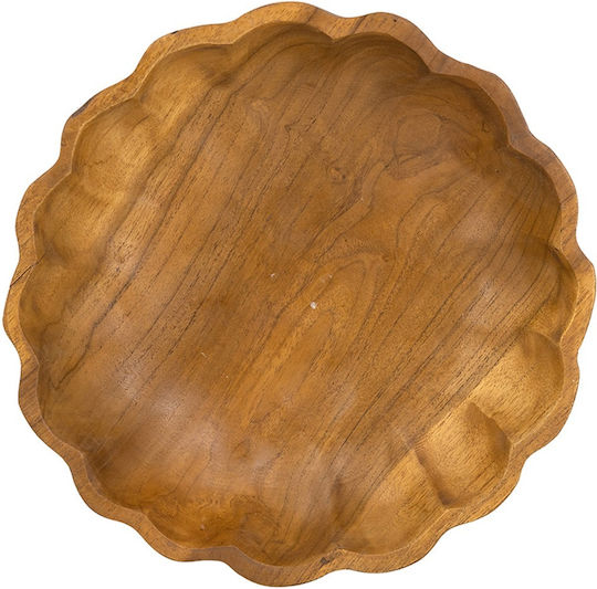 Artekko Διακοσμητική Πιατέλα Ξύλινη Καφέ 25x25x6εκ. Artekko Διακοσμητική Πιατέλα Ξύλινη Καφέ 25x25x6εκ.