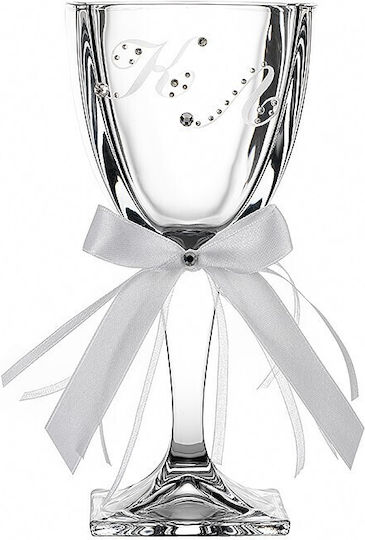 Ioannis European Crystals Dekanter-Set mit Wein- und Champagnergläser aus Kristall Weiß 4 Stück