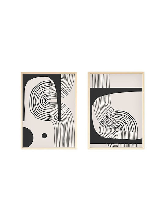 Pakketo Δίπτυχος Πίνακας Ελαιογραφία σε Καμβά 50x70cm