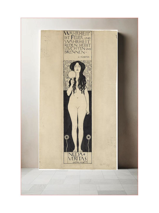 "nuda Veritas" Πίνακας σε Καμβά 40x65cm