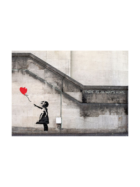 17175 Tablou Copie după Banksy pe Pânză 50x35cm