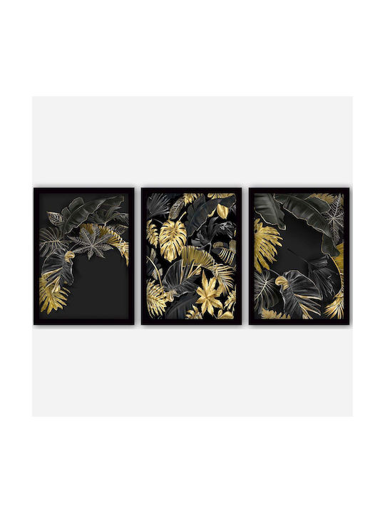 Frames Set 3pcs 364lul1436 35x45cm Multi Wallity Vertical Plastic MDF