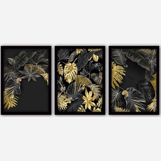 Frames Set 3pcs 364lul1436 35x45cm Multi Wallity Vertical Plastic MDF
