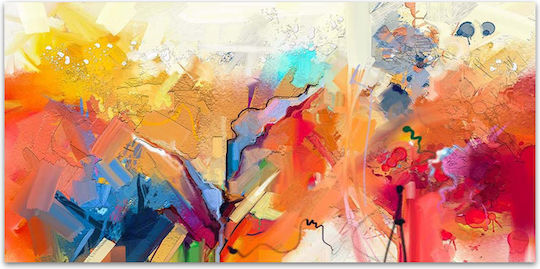 Megapap Abstract Colors Painting on Canvas 120x50cm