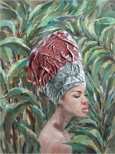 InTheBox Jungle Lady Handmade Canvas 76x100 cm InTheBox Jungle Lady Handmade Canvas 76x100 cm