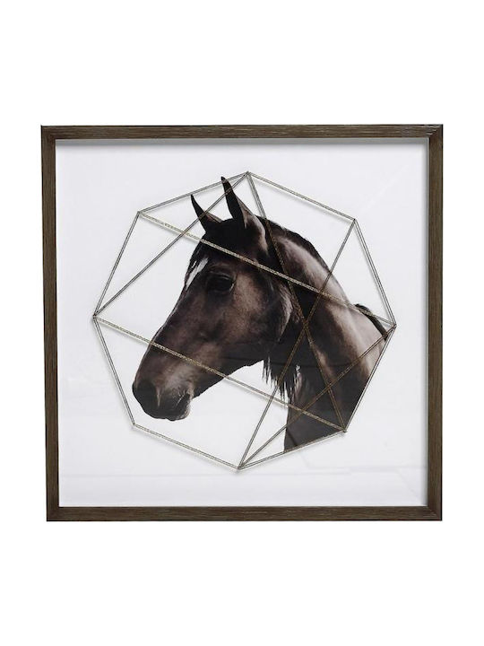 Espiel Horse Рамка Дърво 50x50см