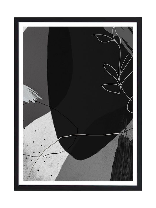 Walls Abstract Night Frame Wooden 30x40cm