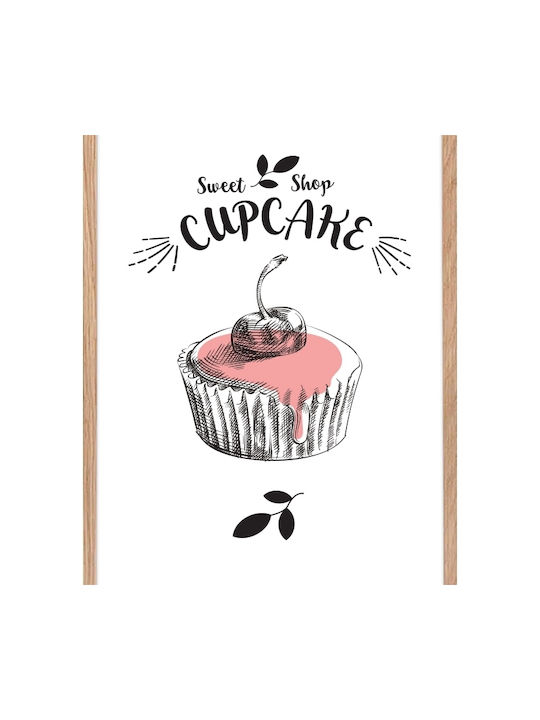 Walls Wooden Frame Poster 40x50cm
