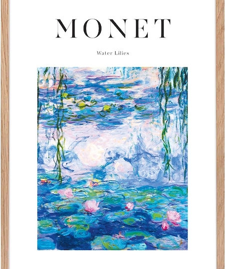 Walls Poster Αντίγραφο του Monet Ξύλινο Walls Poster Αντίγραφο του Monet Ξύλινο