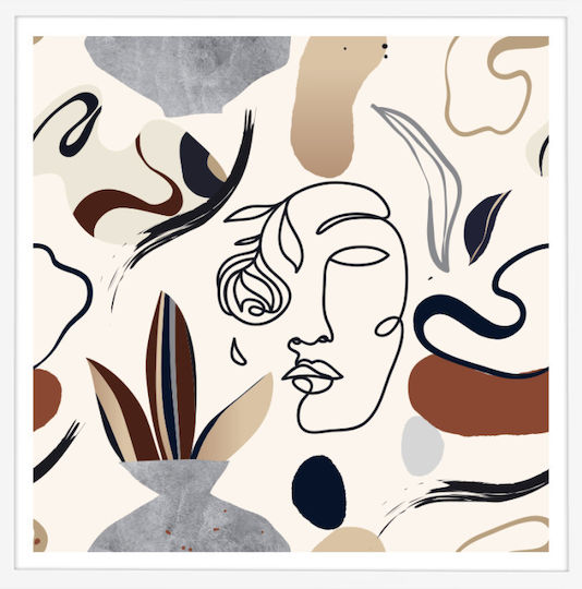 Walls Floral Face Ξύλινο