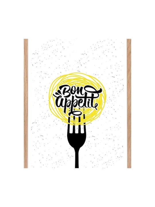 Walls Wooden Frame Poster 40x50cm