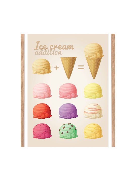Walls Wooden Frame Poster 40x50cm