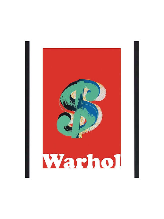 Walls Dollar Sign Frame Copy of Andy Warhol Wooden 20x30cm