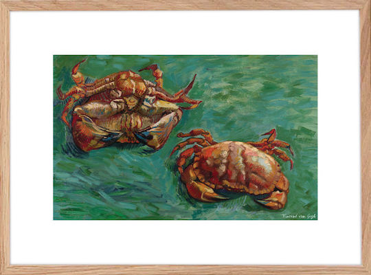 Walls "two Crabs", 1889 Αντίγραφο του Van Gogh Χάρτινο Walls "two Crabs", 1889 Αντίγραφο του Van Gogh Χάρτινο