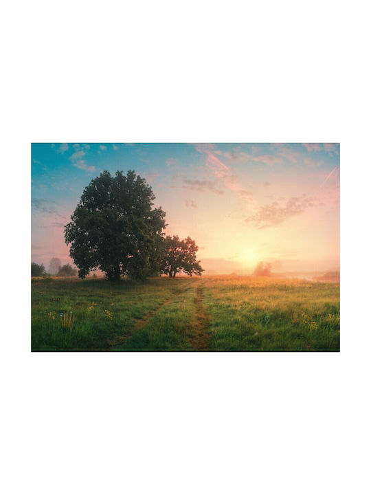 Spring Panoramic Landscape Πίνακας σε Καμβά 80x50cm