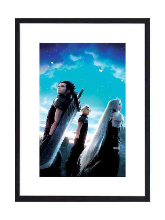 Walls Final Fantasy Vii Frame Wooden black frame 15x20cm