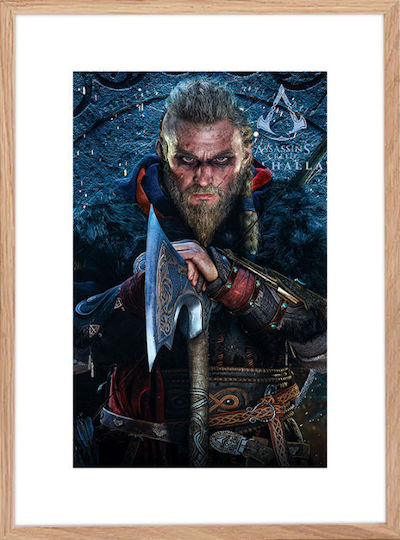 Wände Grupo Erik Mit Eivor Axt Hölzernes Natürliche Rahmen 70x100 cm