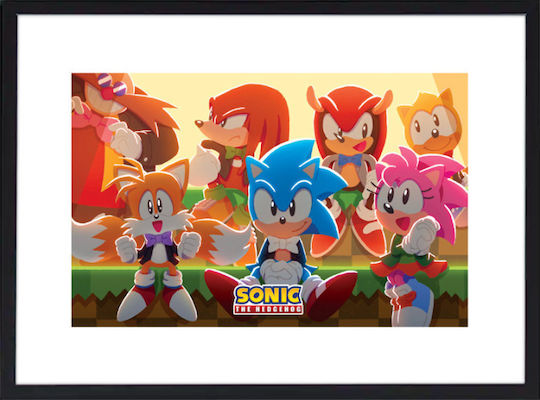 Walls Poster Wooden Black Frame 30x20 cm