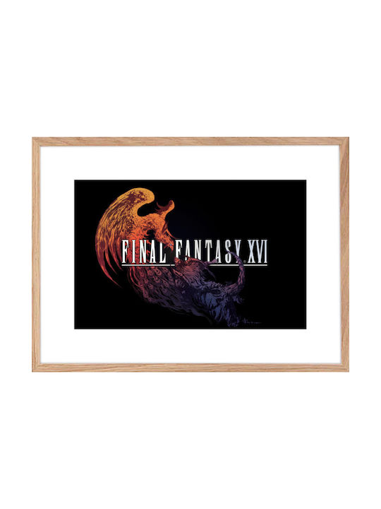 Walls Final Fantasy Xvi Frame Wooden natural frame 20x15cm