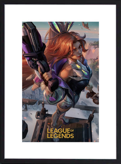 Walls Miss Fortune Wooden Black Frame 40x50 cm
