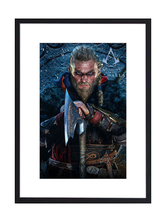 Walls Grupo Erik With Eivor Axe Frame Wooden black frame 30x40cm