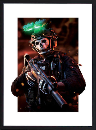 Walls Simon Ghost Riley Wooden Black Frame 15x20 cm