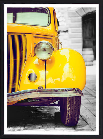 Wandposter Retro Hölzernes Schwarzer Rahmen 20x30 cm