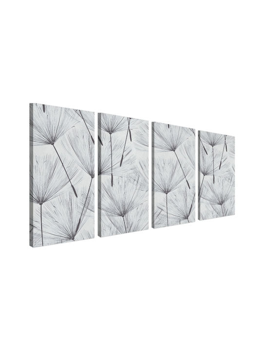 Naklejkomania Fourfold Painting on Canvas 60x120cm