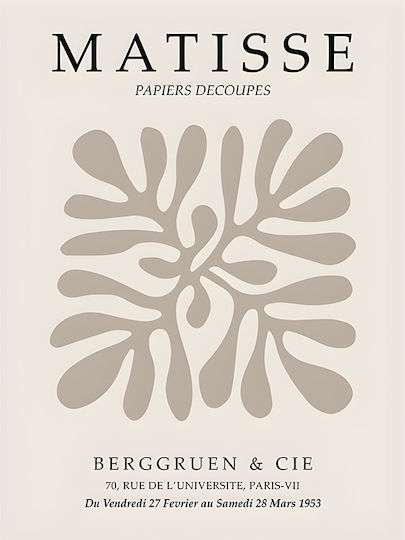 Matisse Papiers Découpés σε Καμβά