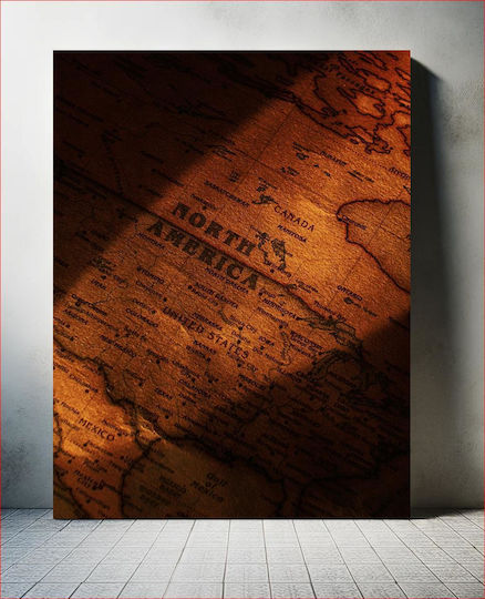 Vintage Map Of North America Vintage Χάρτης Της Βόρειας Αμερικής 1 Vintage Map Of North America Vintage Χάρτης Της Βόρειας Αμερικής 1