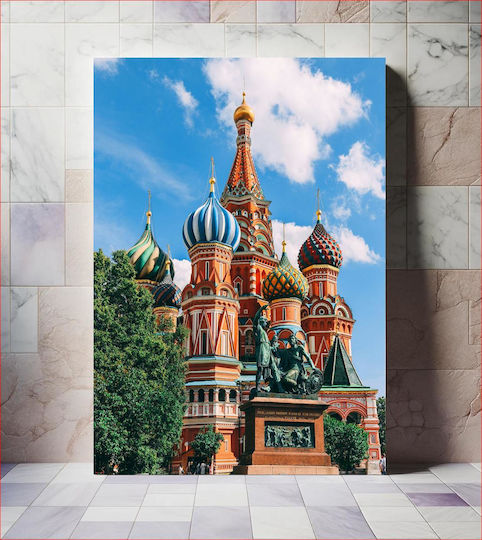 Πίνακας St Basil's Cathedral In Moscow Καθεδρικός Ναός Του Αγίου Βασιλείου Στη Μόσχα 80x120
