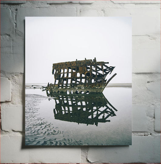 Rusty Shipwreck Reflected Σκουριασμένο Ναυάγιο Αντανακλάται Rusty Shipwreck Reflected Σκουριασμένο Ναυάγιο Αντανακλάται