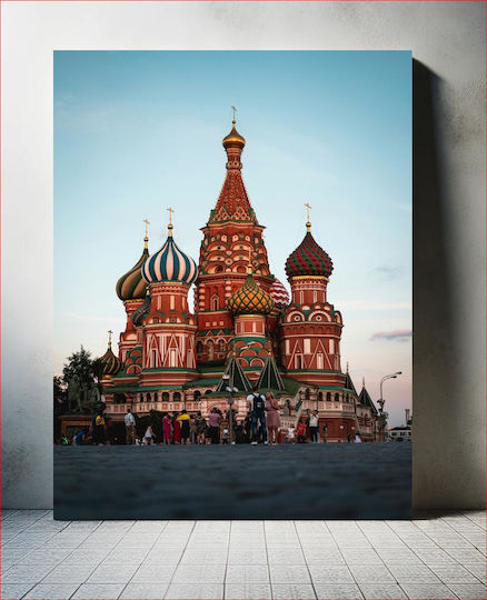 St. Basil's Cathedral Καθεδρικός Ναός Του Αγίου Βασιλείου σε Καμβά 80x120 cm