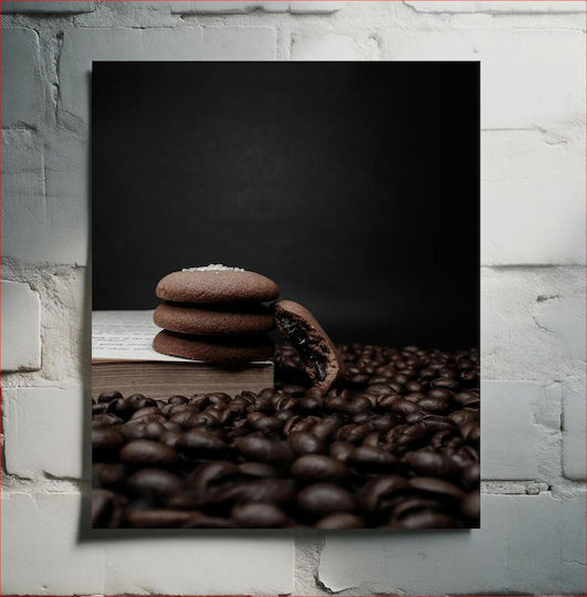 Πίνακας Cookies Coffee Beans Μπισκότα Κόκκοι Καφέ 100x150 Πίνακας Cookies Coffee Beans Μπισκότα Κόκκοι Καφέ 100x150