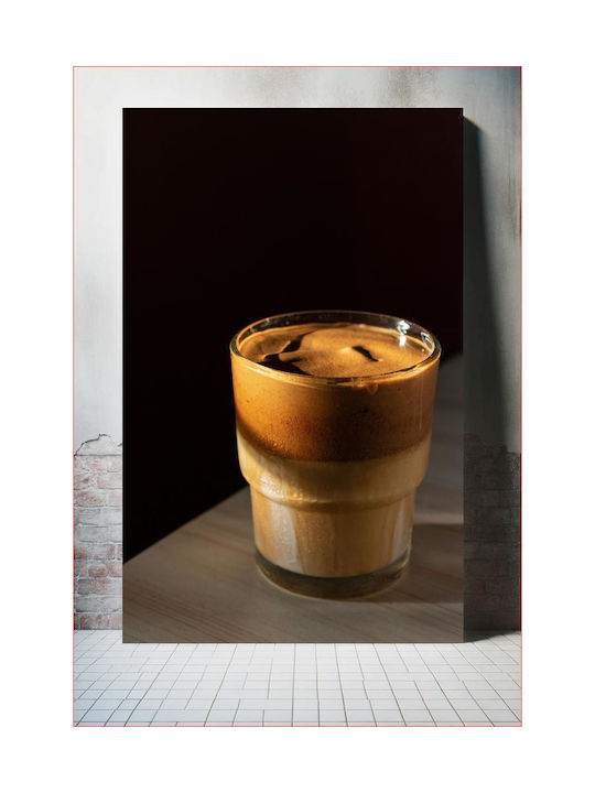 Πίνακας Coffee Drink In Glass Ποτό Καφέ Ποτήρι 80x120