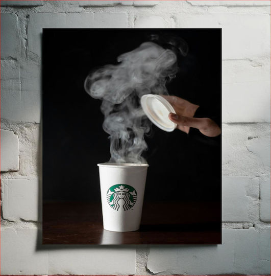 Tablou Cu Cană de Cafea Aburindă 80x120 Tablou Cu Cană de Cafea Aburindă 80x120